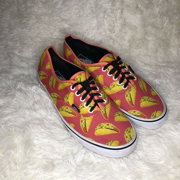 🌮Vans Taco Print Sneakers Men’s 10.5 Women’s 12 🌮 - Picture 16 of 16